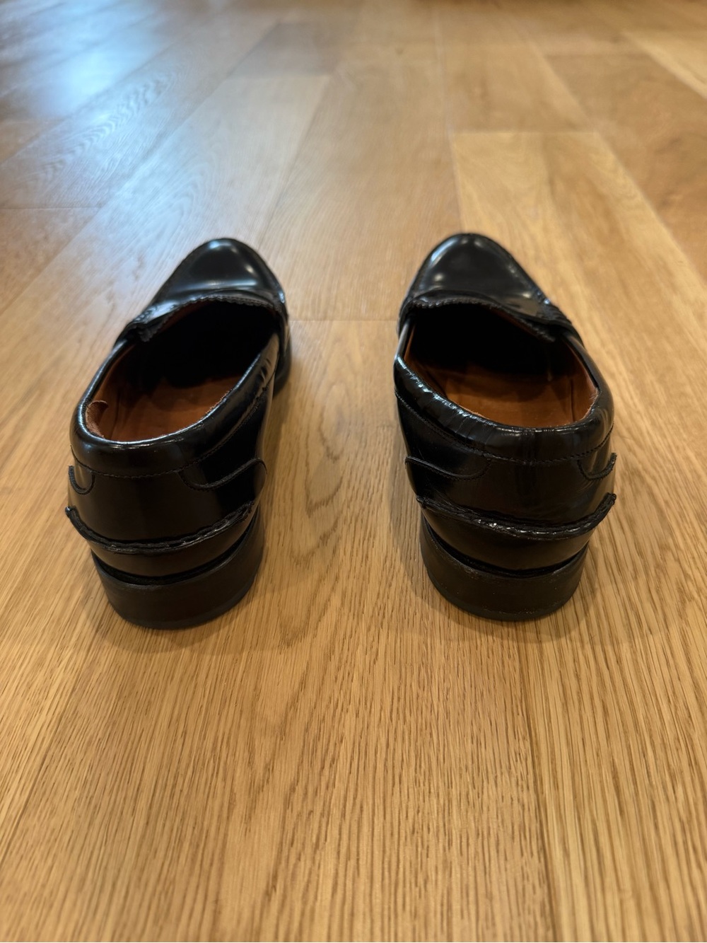 Church’s Classic Black Leather Penny Loafers Women - Picture 2 of 5